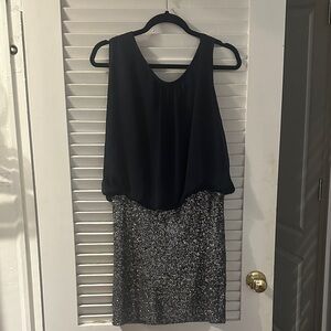 5/48 Black and Silver Mini Dress
